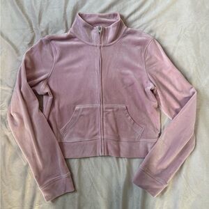 Super cute light pink zip up